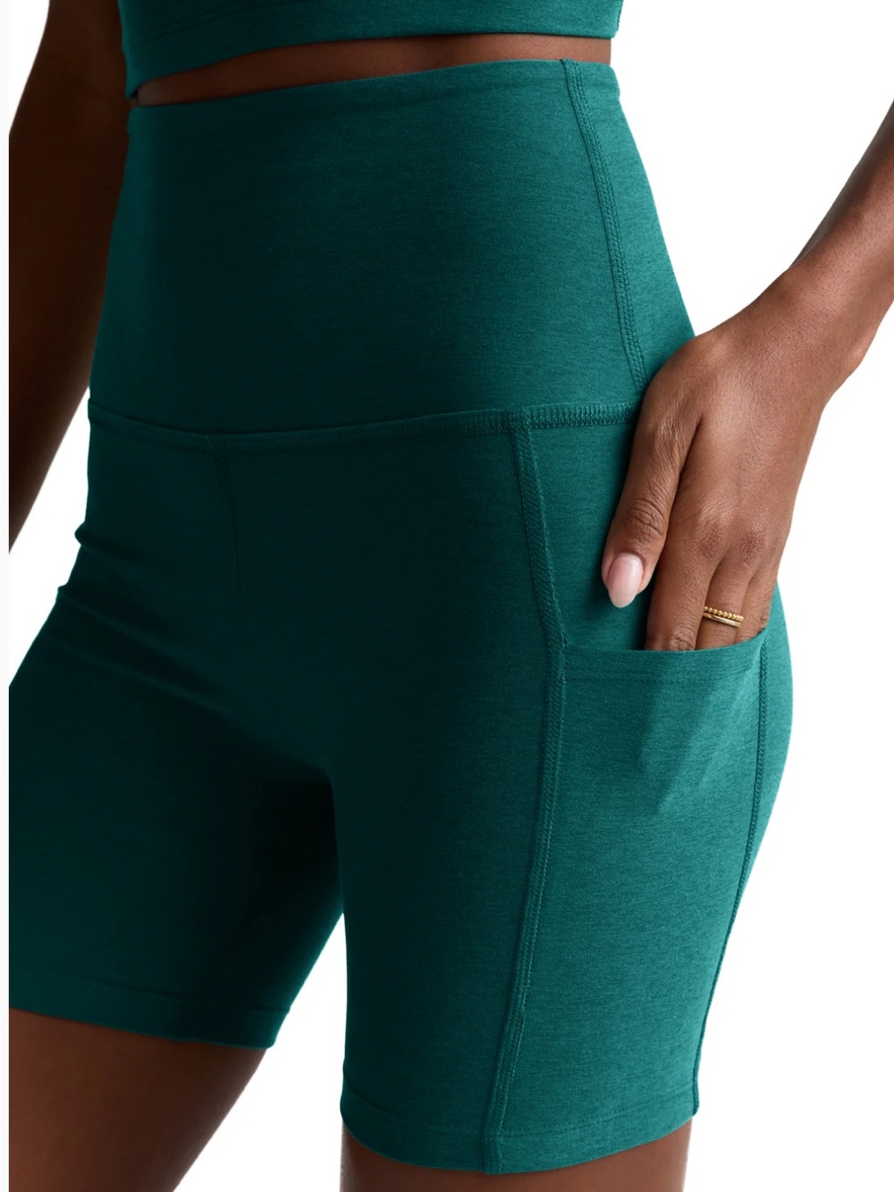 Beyond Yoga Keep Pace Spacedye 5" Active Pocket Shorts NWT Size XS - Picture 3 of 6